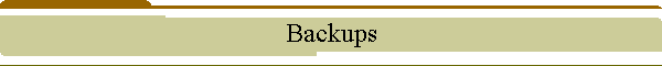 Backups