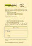 Help Form